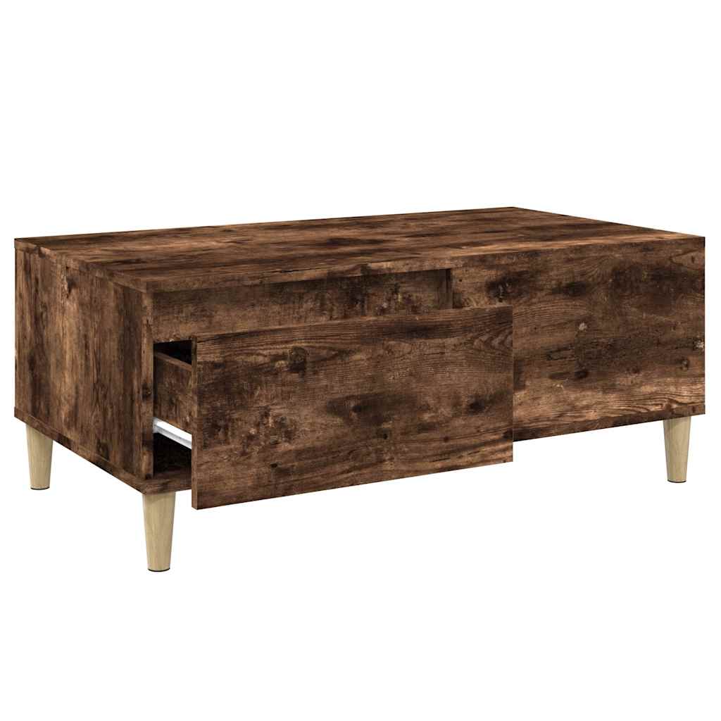 Stolić za kavu boja hrasta 90x50x36,5 cm konstruirano drvo