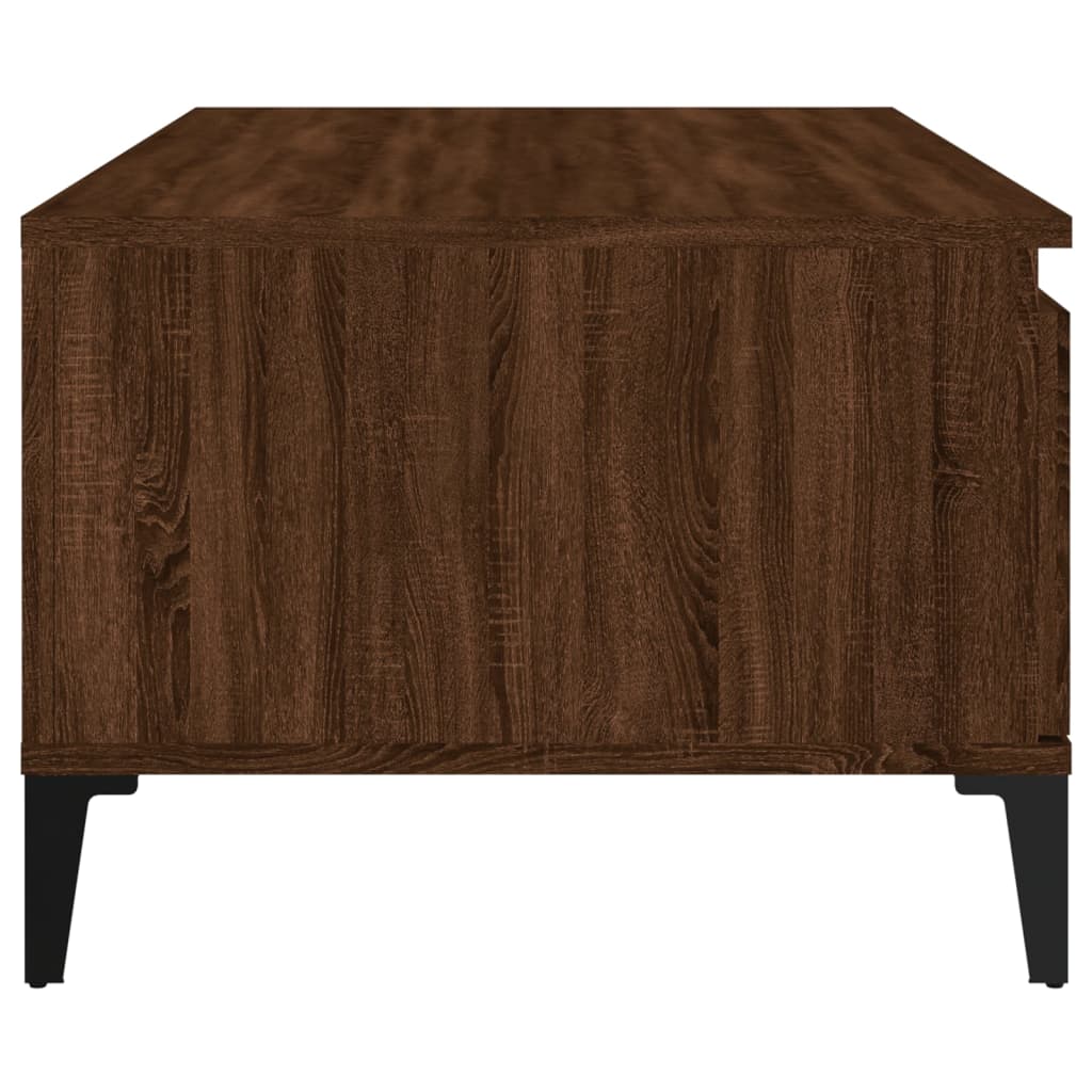 Stolić za kavu smeđa boja hrasta 90x50x36,5cm konstruirano drvo