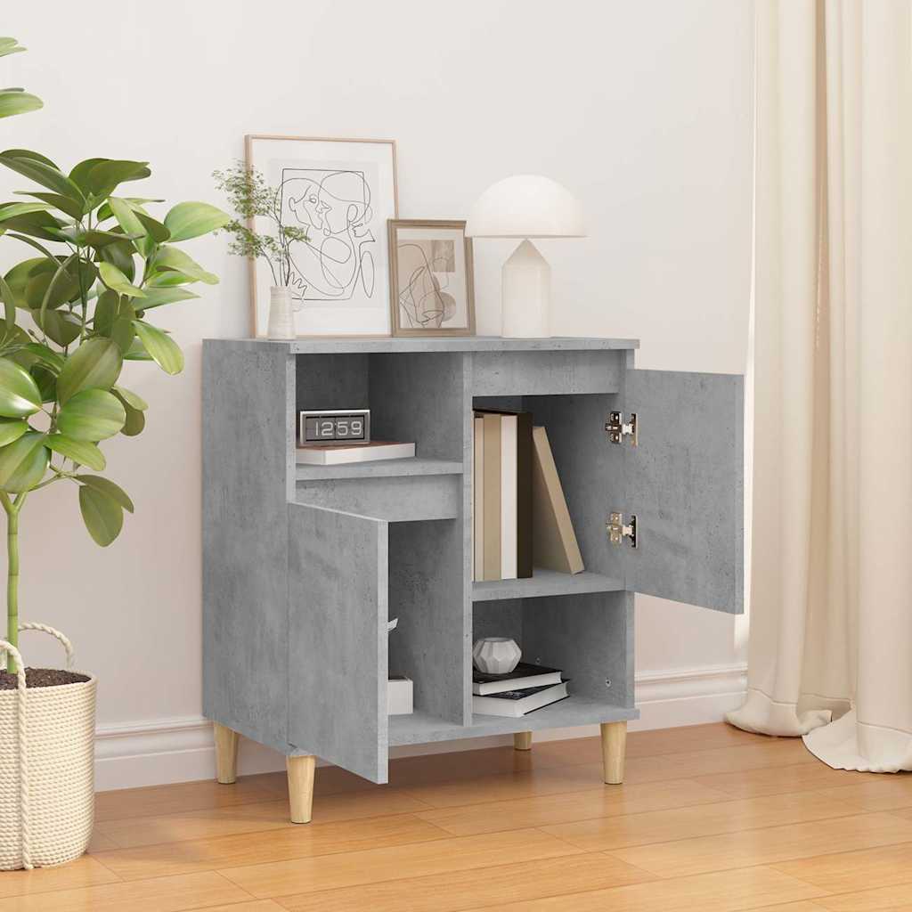 Komoda siva boja betona 60x35x70 cm od konstruiranog drva