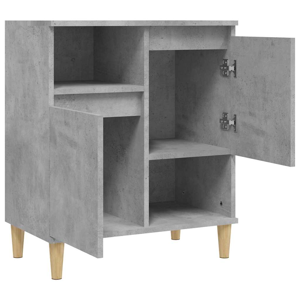 Komoda siva boja betona 60x35x70 cm od konstruiranog drva