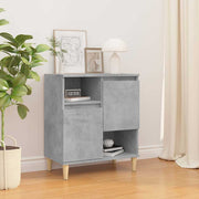 Komoda siva boja betona 60x35x70 cm od konstruiranog drva