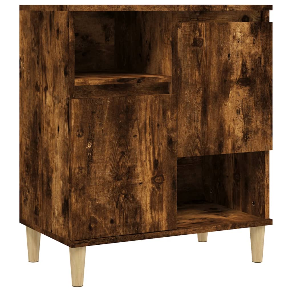 Komoda boja dimljenog hrasta 60 x 35 x 70 cm konstruirano drvo