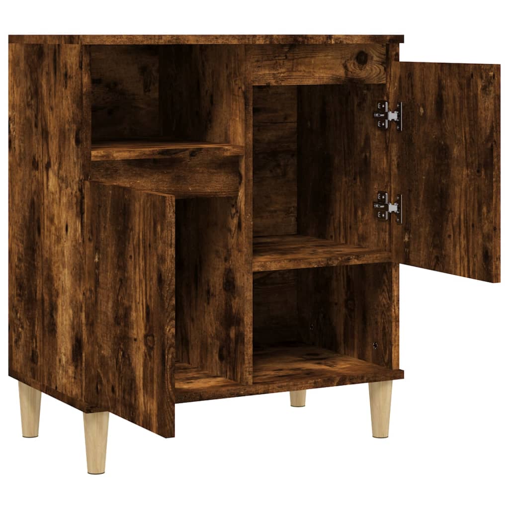 Komoda boja dimljenog hrasta 60 x 35 x 70 cm konstruirano drvo