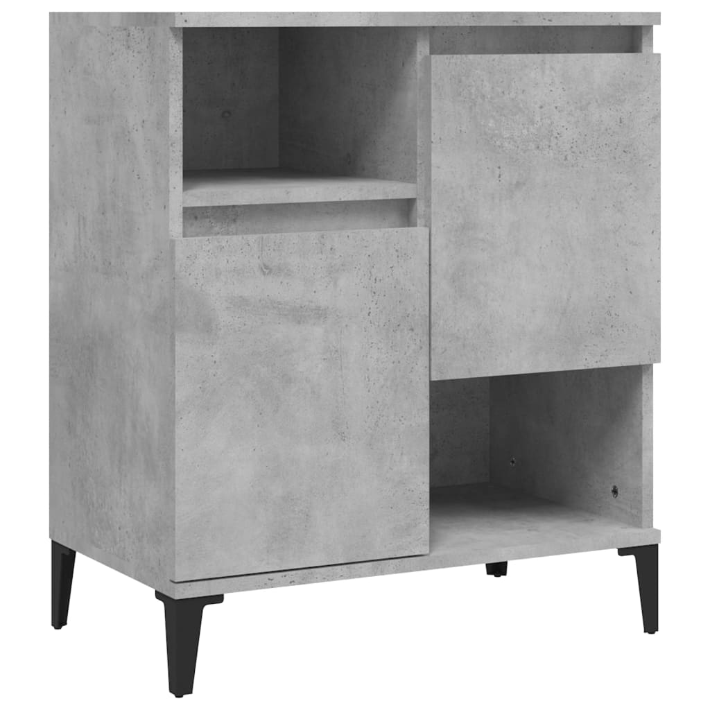 Komoda siva boja betona 60x35x70 cm od konstruiranog drva