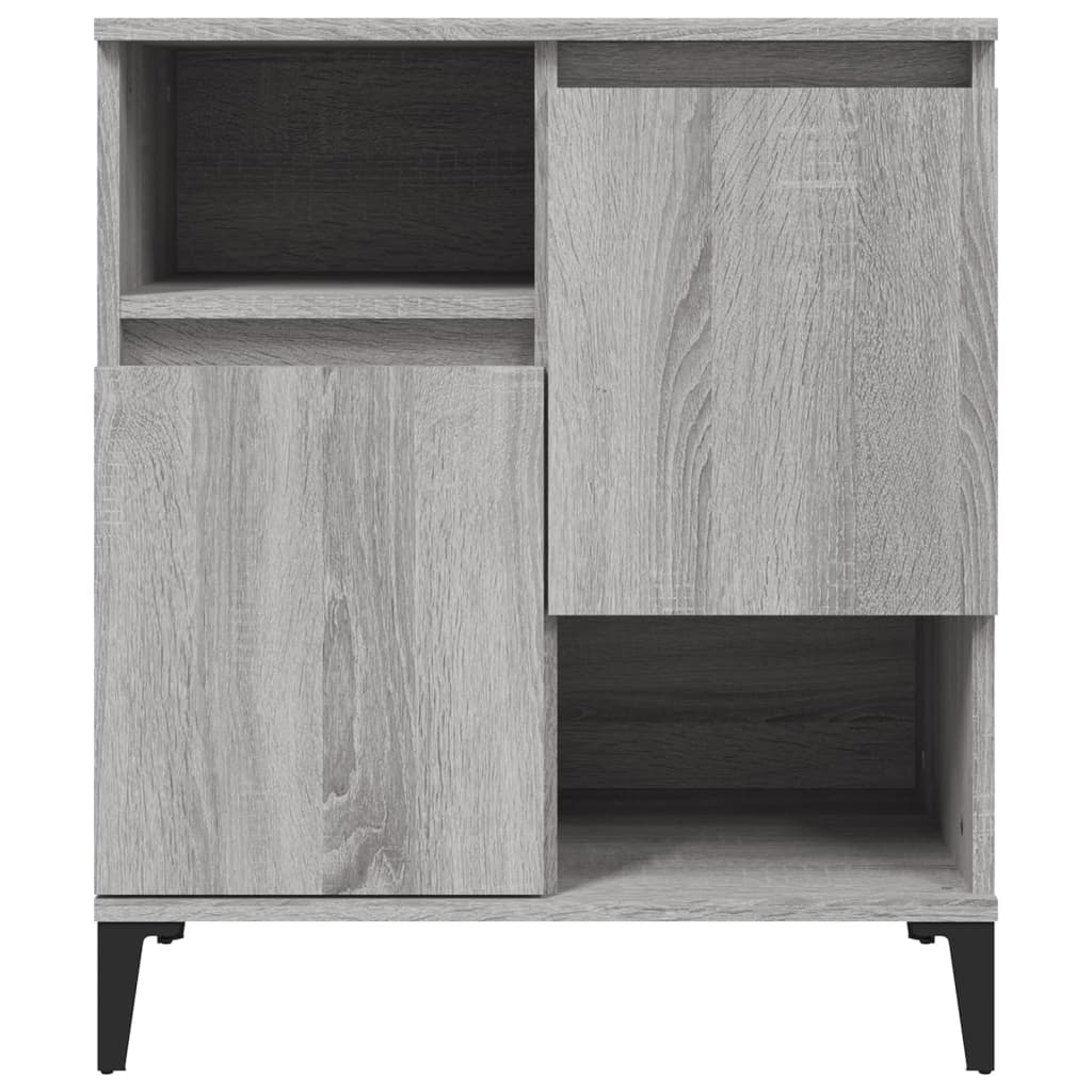 Komoda sivog hrasta sonome 60x35x70 cm od konstruiranog drva