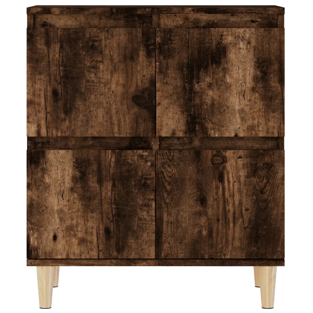 Komoda boja dimljenog hrasta 60 x 35 x 70 cm konstruirano drvo