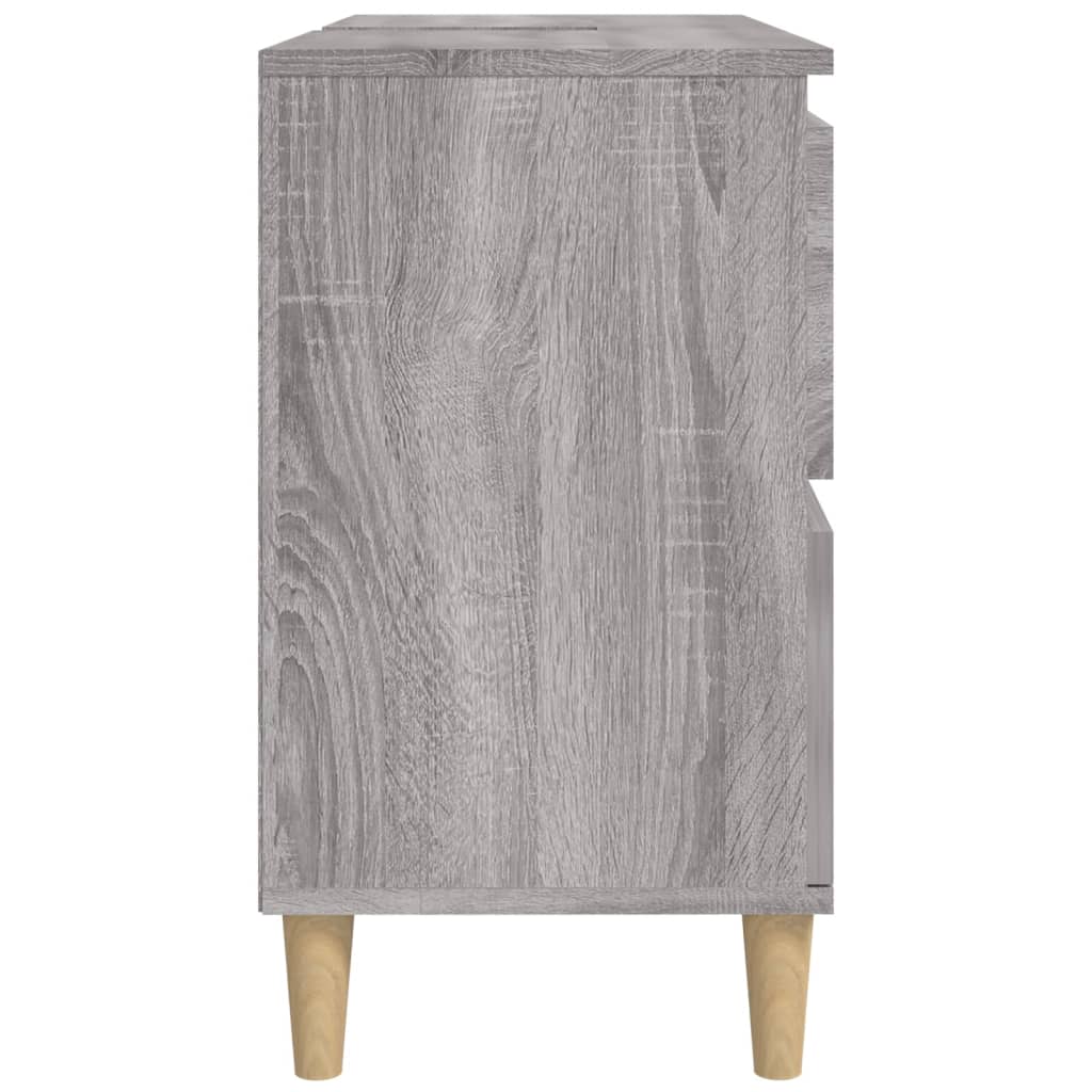 Ormarić za umivaonik boja hrasta sonome 80x33x60 cm drveni