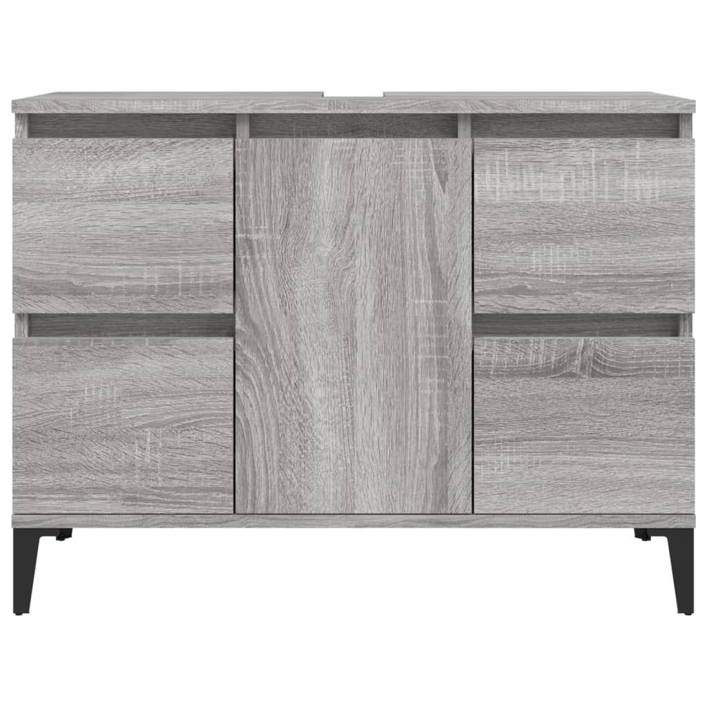 Ormarić za umivaonik boja hrasta sonome 80x33x60 cm drveni