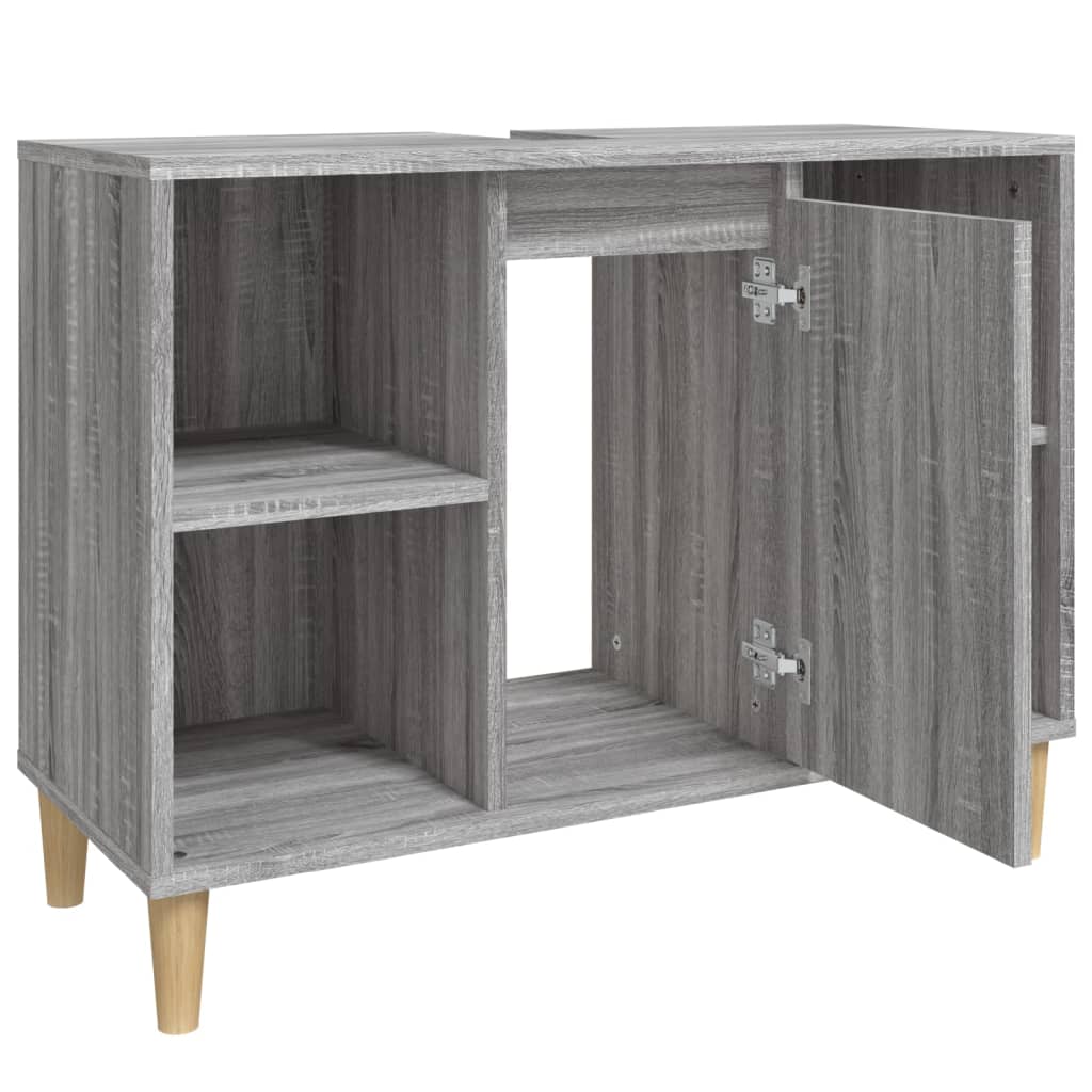 Ormarić za umivaonik boja hrasta sonome 80x33x60 cm drveni