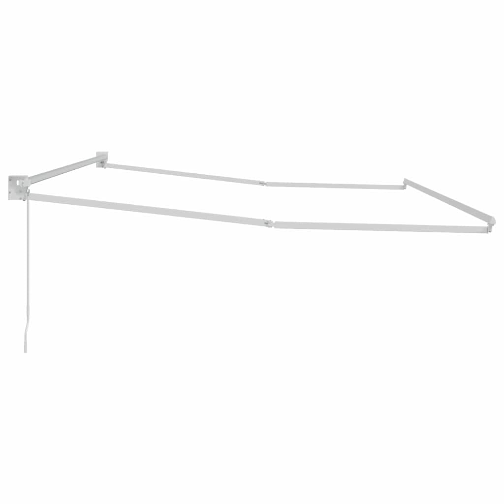 Sklopiva konstrukcija tende Bijeli 500 × 300 cm Aluminij