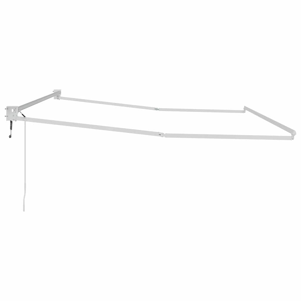 Sklopiva konstrukcija tende Bijeli 500 × 300 cm Aluminij
