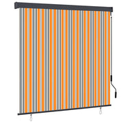 Rolo zavjesa Žuta i plava 180 x 250 cm Tkanina i aluminij