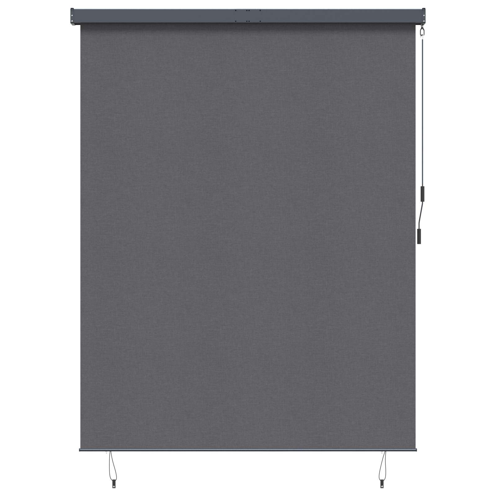 Rolo zavjesa Antracit 220 x 250 cm Tkanina i aluminij