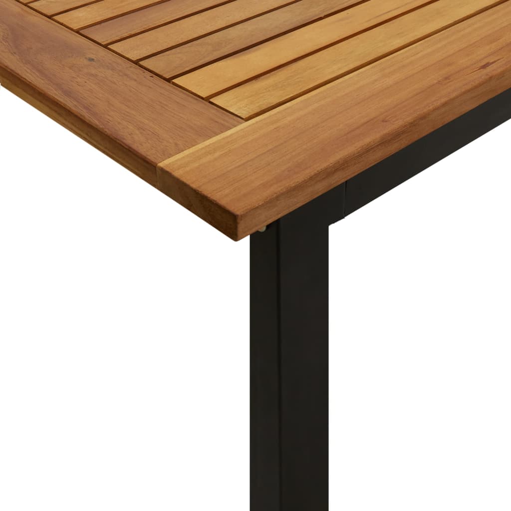 Vrtni stol s U-nogama 180 x 90 x 75 cm od masivnog drva bagrema