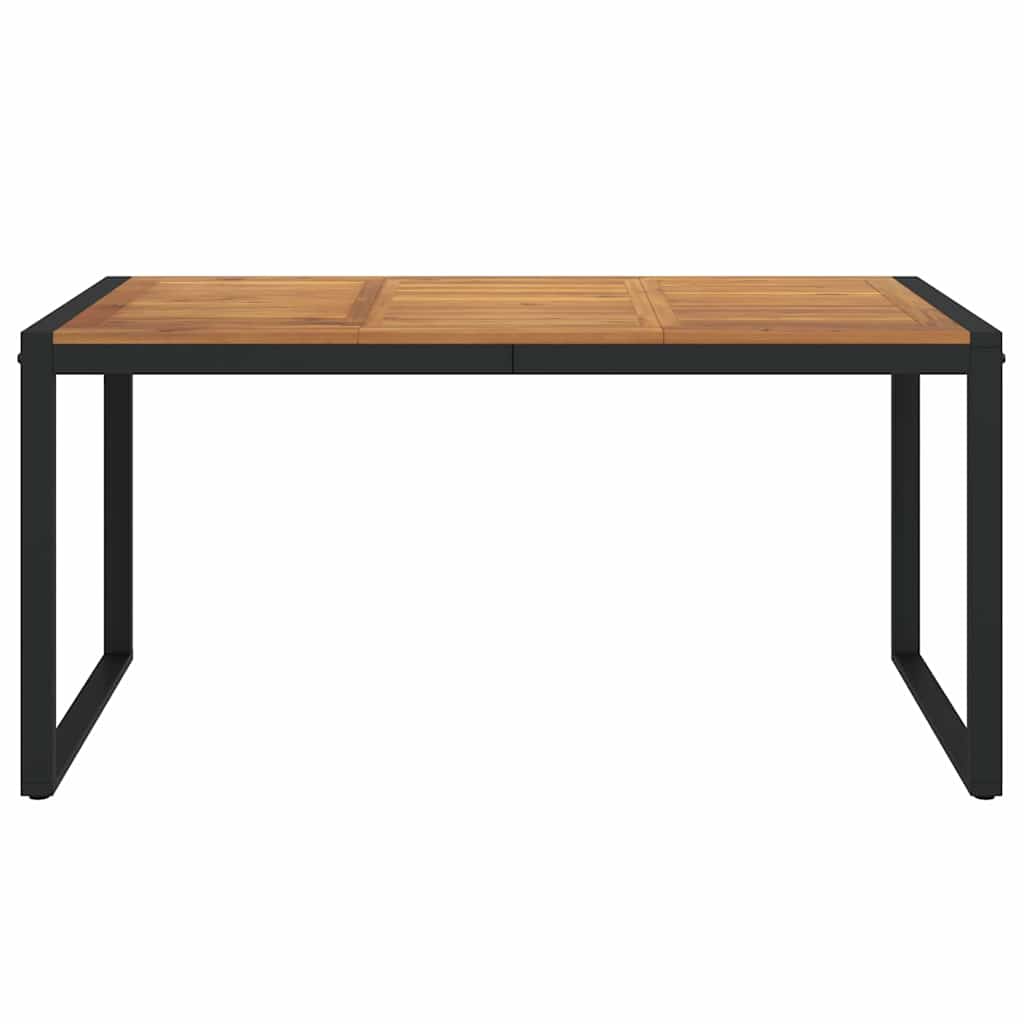 Vrtni stol s U-nogama 160 x 80 x 75 cm od masivnog drva bagrema