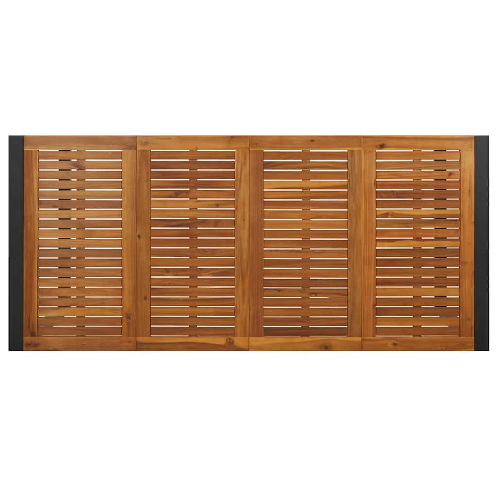 Vrtni stol s U-nogama 200 x 90 x 75 cm od masivnog drva bagrema