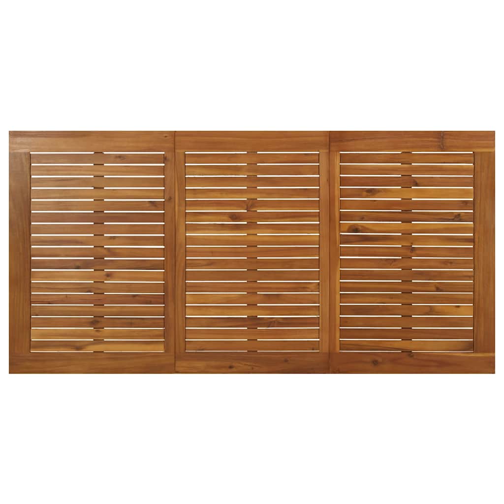 Vrtni stol s U-nogama 140 x 80 x 75 cm od masivnog drva bagrema