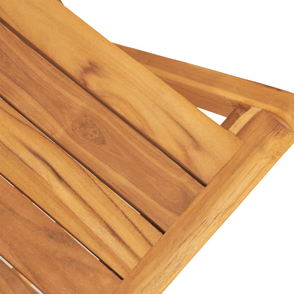 Sklopive vrtne stolice 2 kom 47x61x90 cm od masivne tikovine