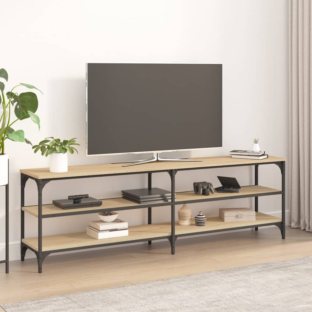 TV ormarić boja hrasta 160x30x50 cm od konstruiranog drva