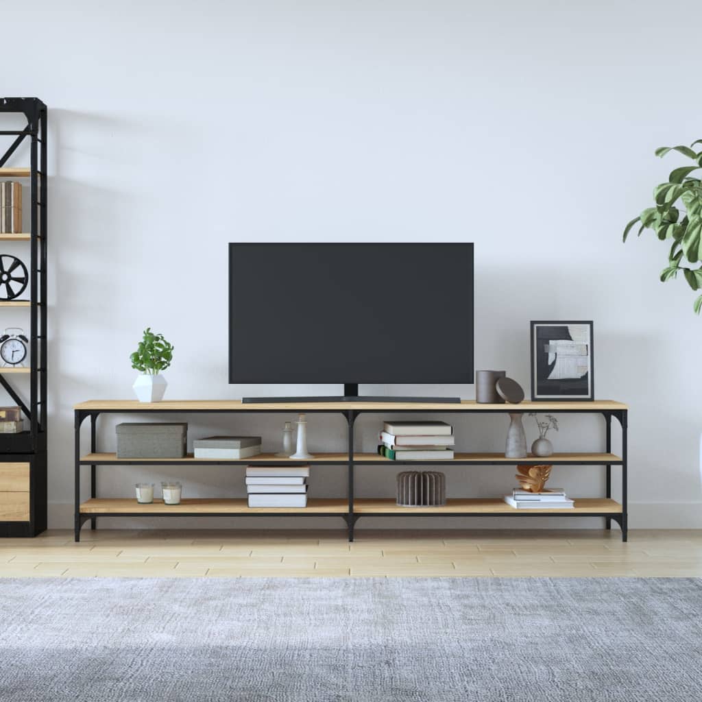 TV ormarić boja hrasta 200x30x50 cm konstruirano drvo