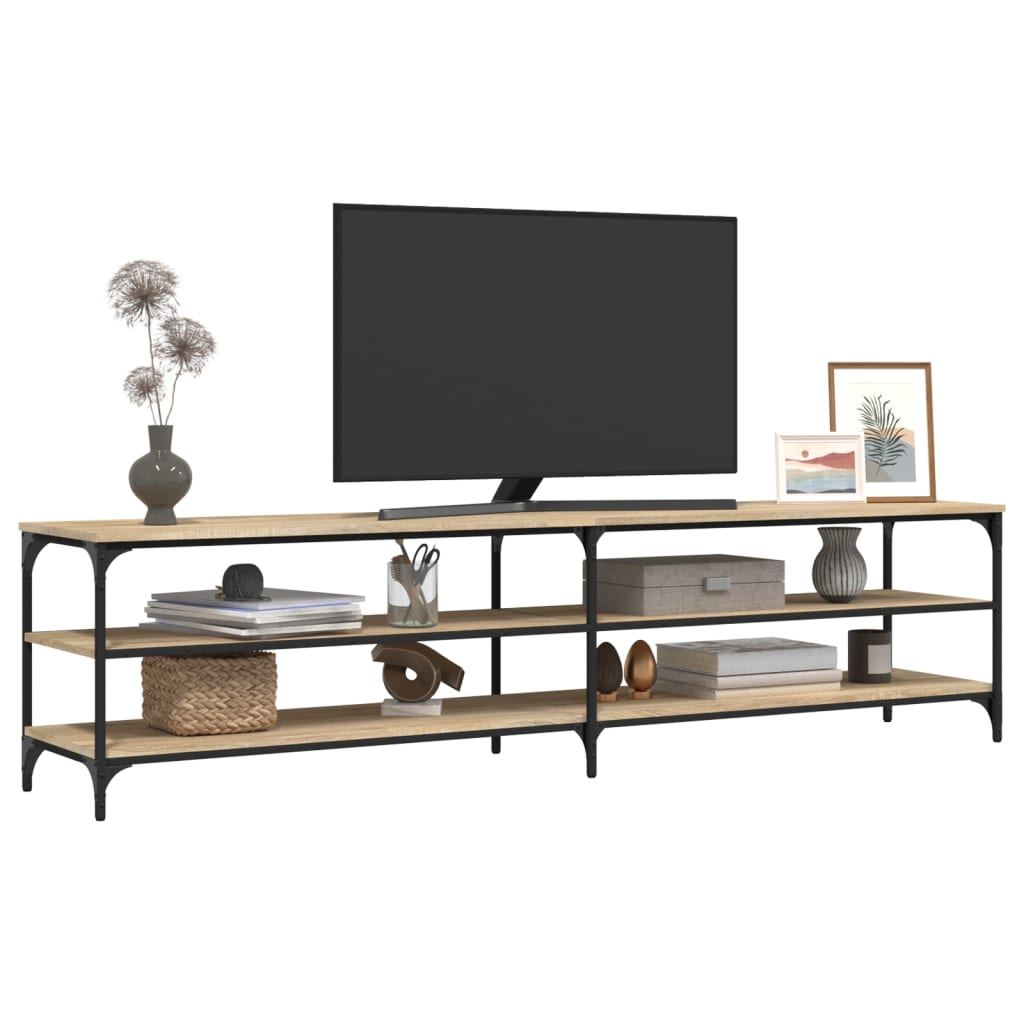 TV ormarić boja hrasta 200x30x50 cm konstruirano drvo