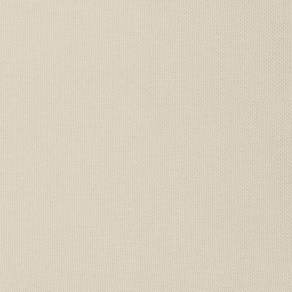 Tabure krem 51 x 41 x 40 cm od tkanine