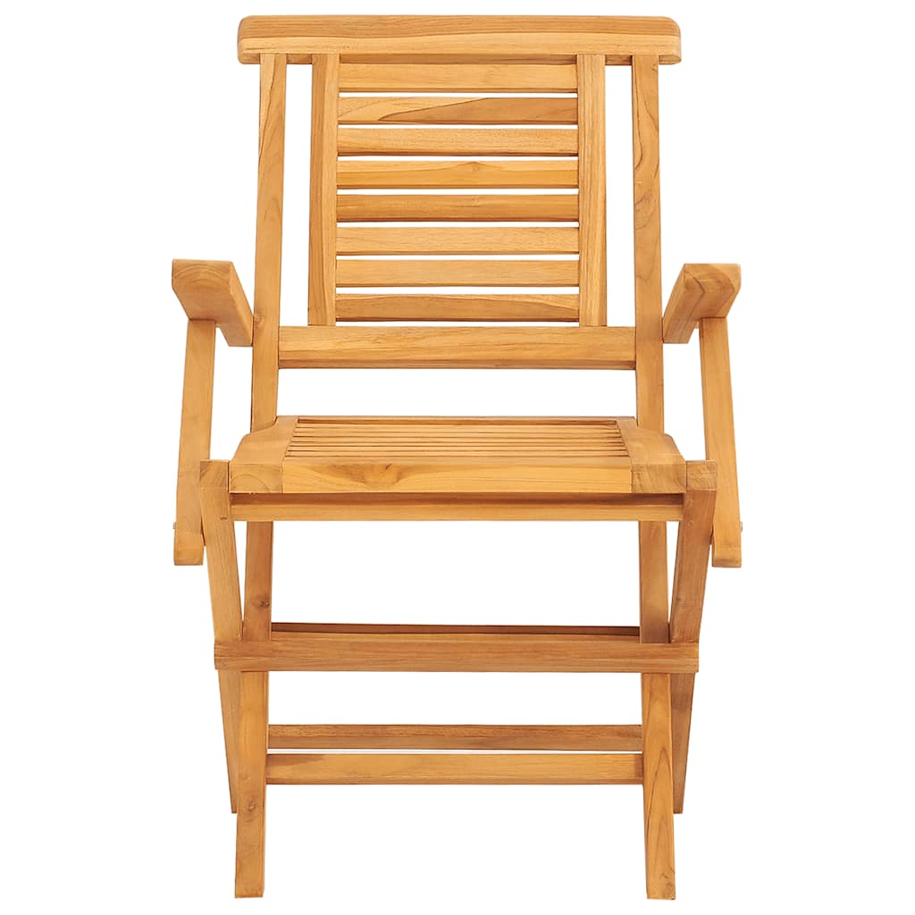 Sklopive vrtne stolice 8 kom 56x63x90 cm od masivne tikovine