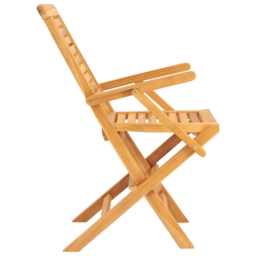 Sklopive vrtne stolice 8 kom 56x63x90 cm od masivne tikovine