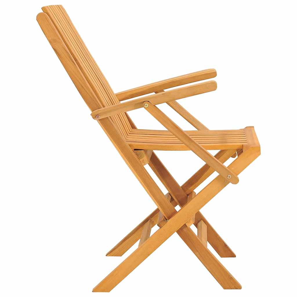 Sklopive vrtne stolice 8 kom 61x67x90 cm od masivne tikovine