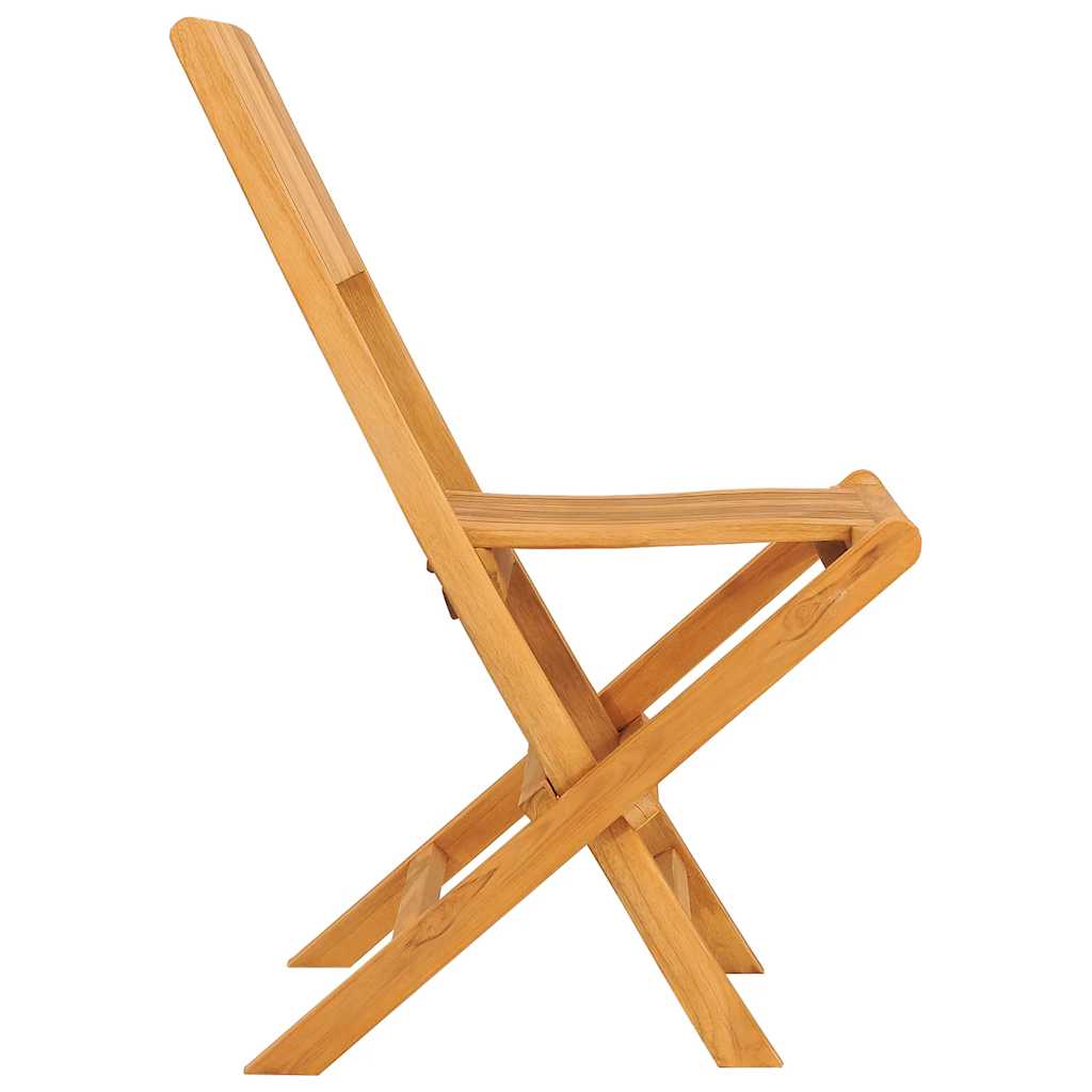 Sklopive vrtne stolice 4 kom 47x62x90 cm od masivne tikovine