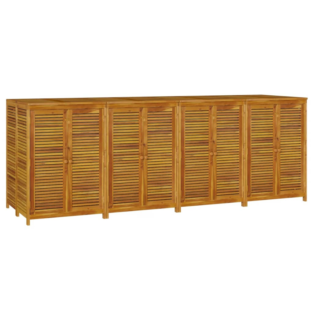 Vrtna kutija za pohranu 280x87x104 cm od masivnog drva bagrema