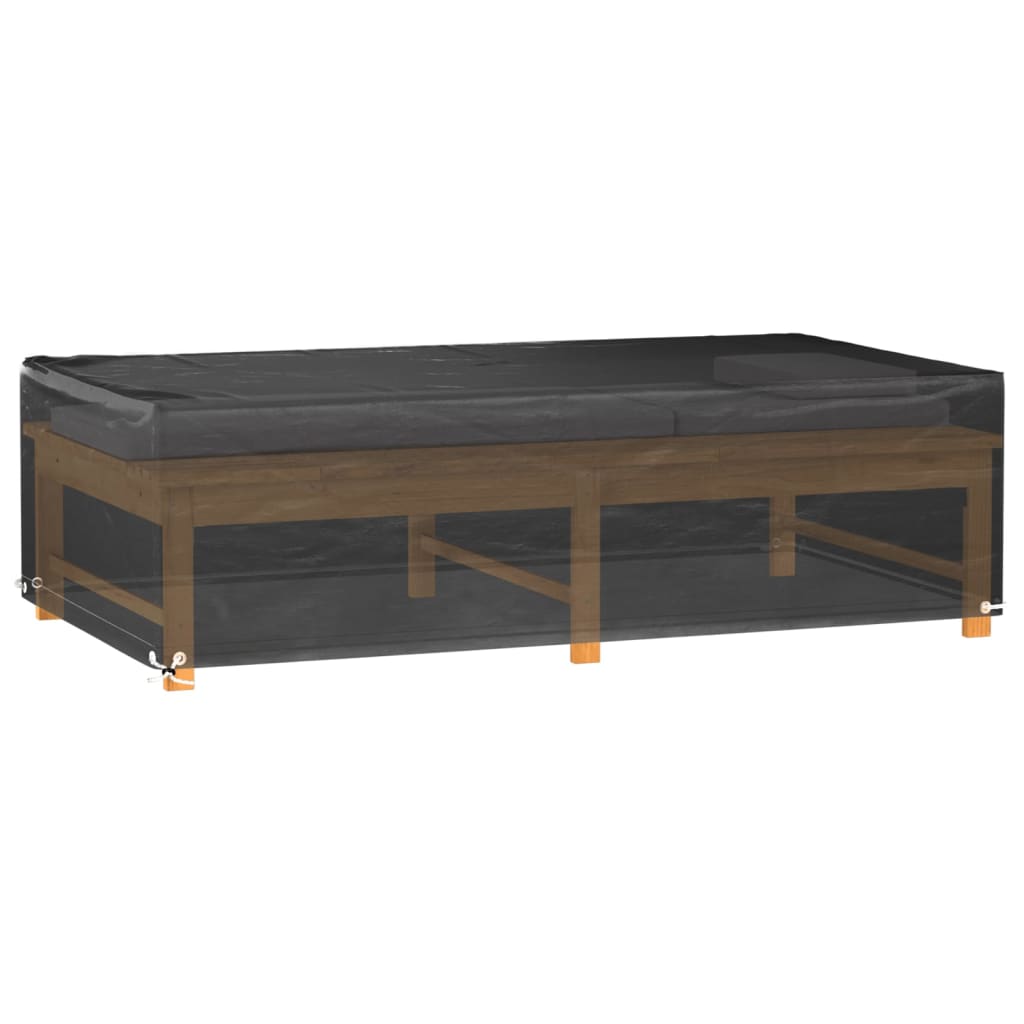 Navlaka za vrtni namještaj s 8 ušica 125x70x35 cm pravokutna