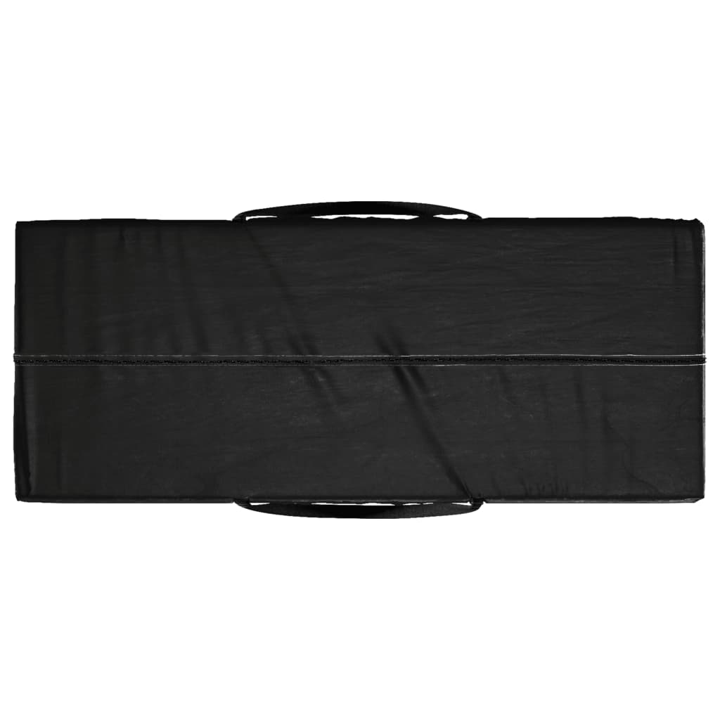 Vreća za pohranu vrtnih jastuka crna 135x40x55 cm polietilen