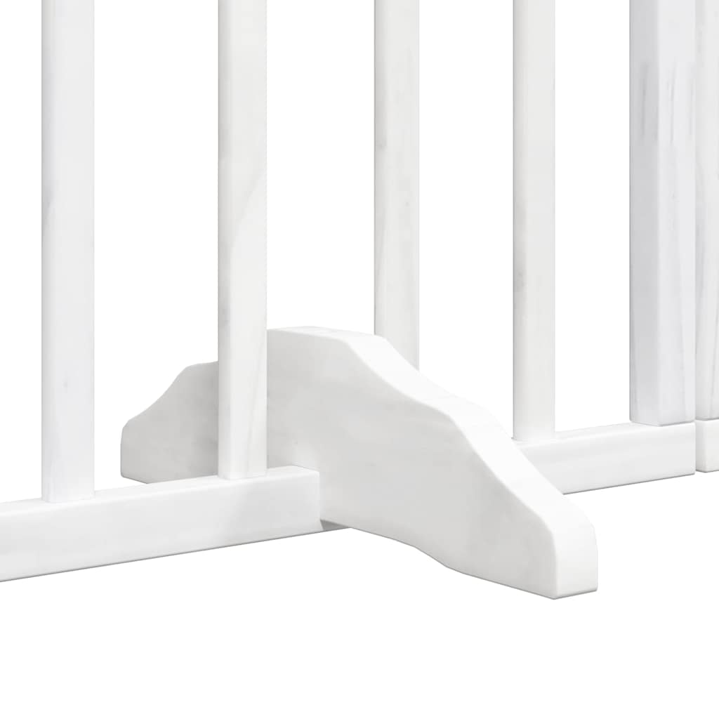 Vrata za pse s vratašcima 12 panela sklopiva 960 cm drvo topole