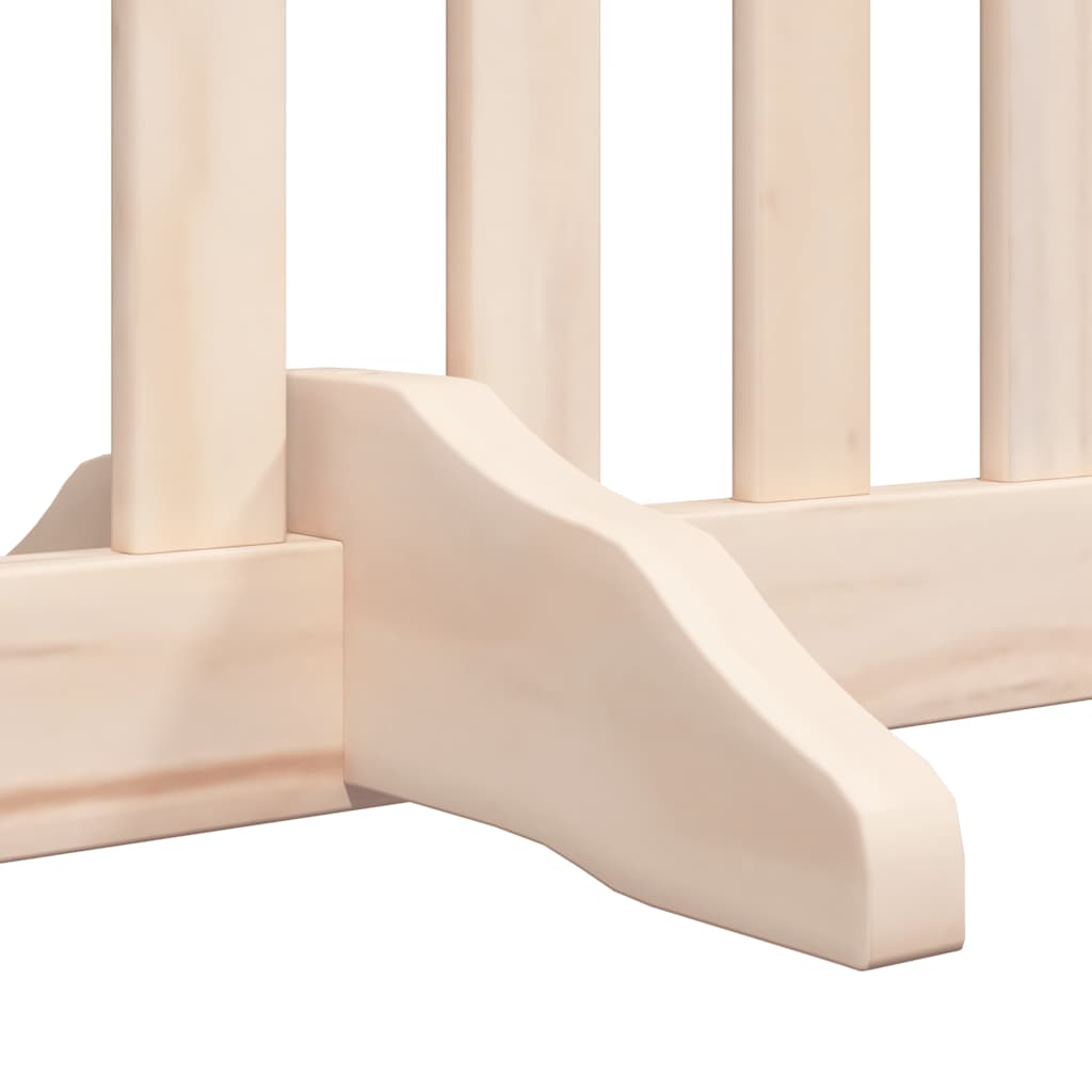 Vrata za pse s vratašcima 12 panela sklopiva 960 cm drvo topole