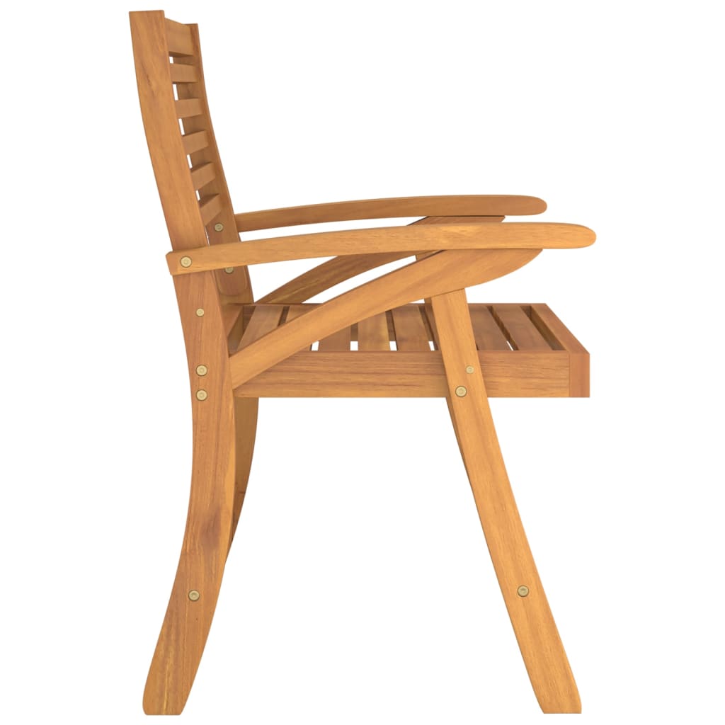 Vrtne stolice 2 kom 58 x 58 x 87 cm od masivnog bagremovog drva