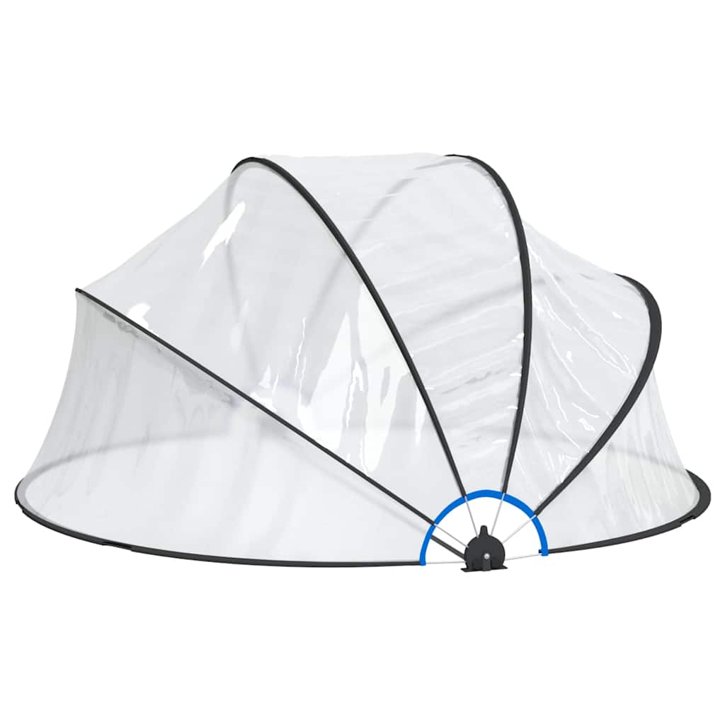 Okrugla bazenska kupola 315 x 158 cm PVC