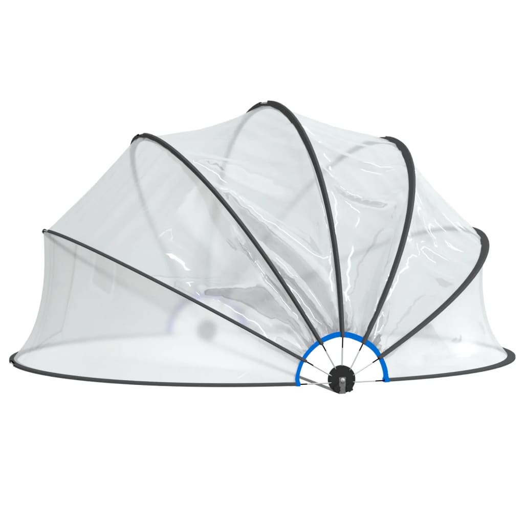 Okrugla bazenska kupola 376 x 188 cm PVC