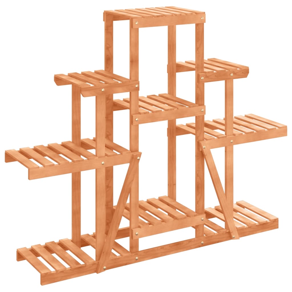 Stalak za cvijeće 110 x 25 x 96 cm od masivne jelovine
