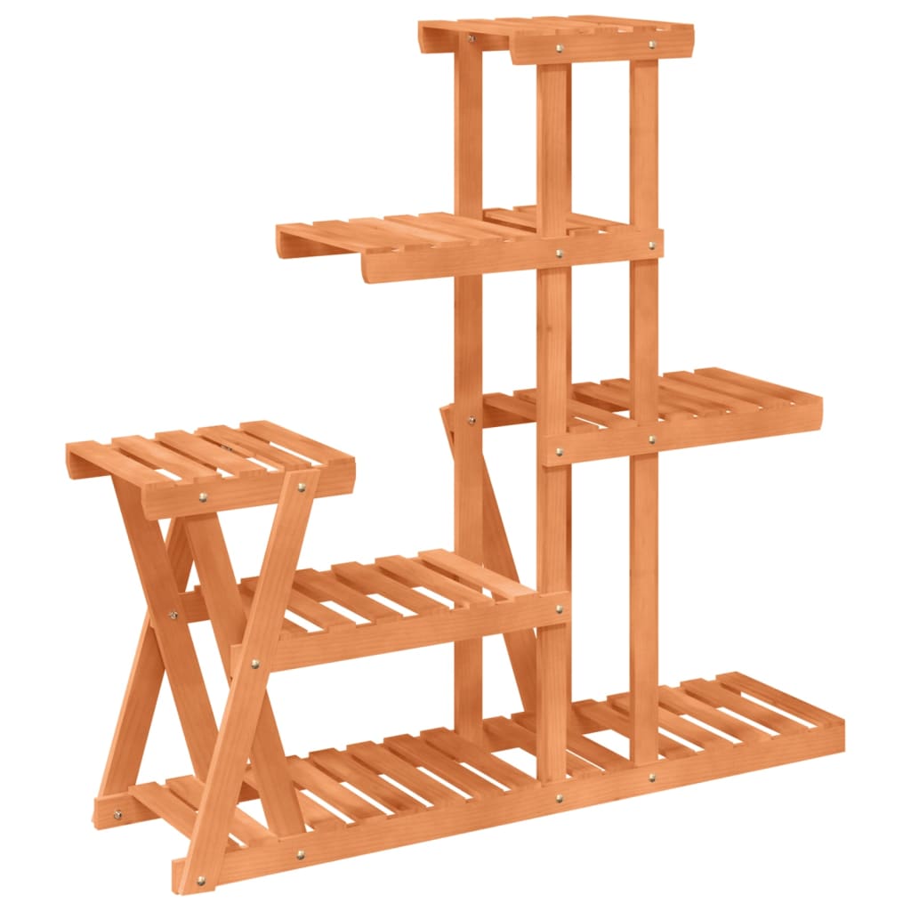 Stalak za cvijeće 95 x 25 x 96 cm od masivne jelovine