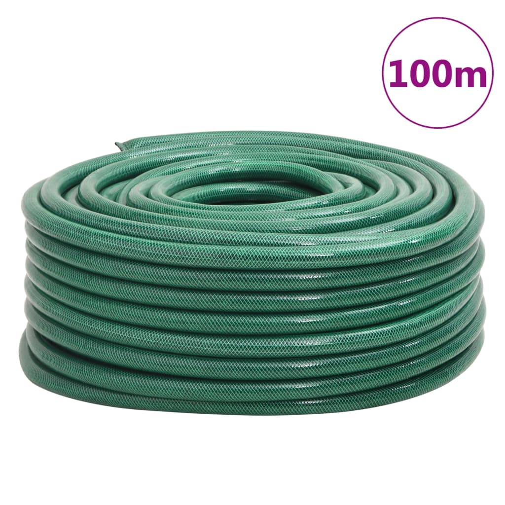 Vrtno crijevo zeleno 1 " 100 m PVC
