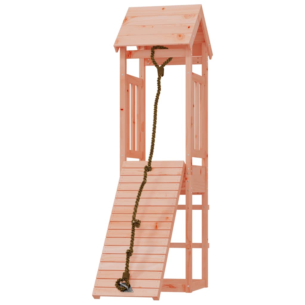 Kućica za igru sa zidom za penjanje od masivnog drva duglazije