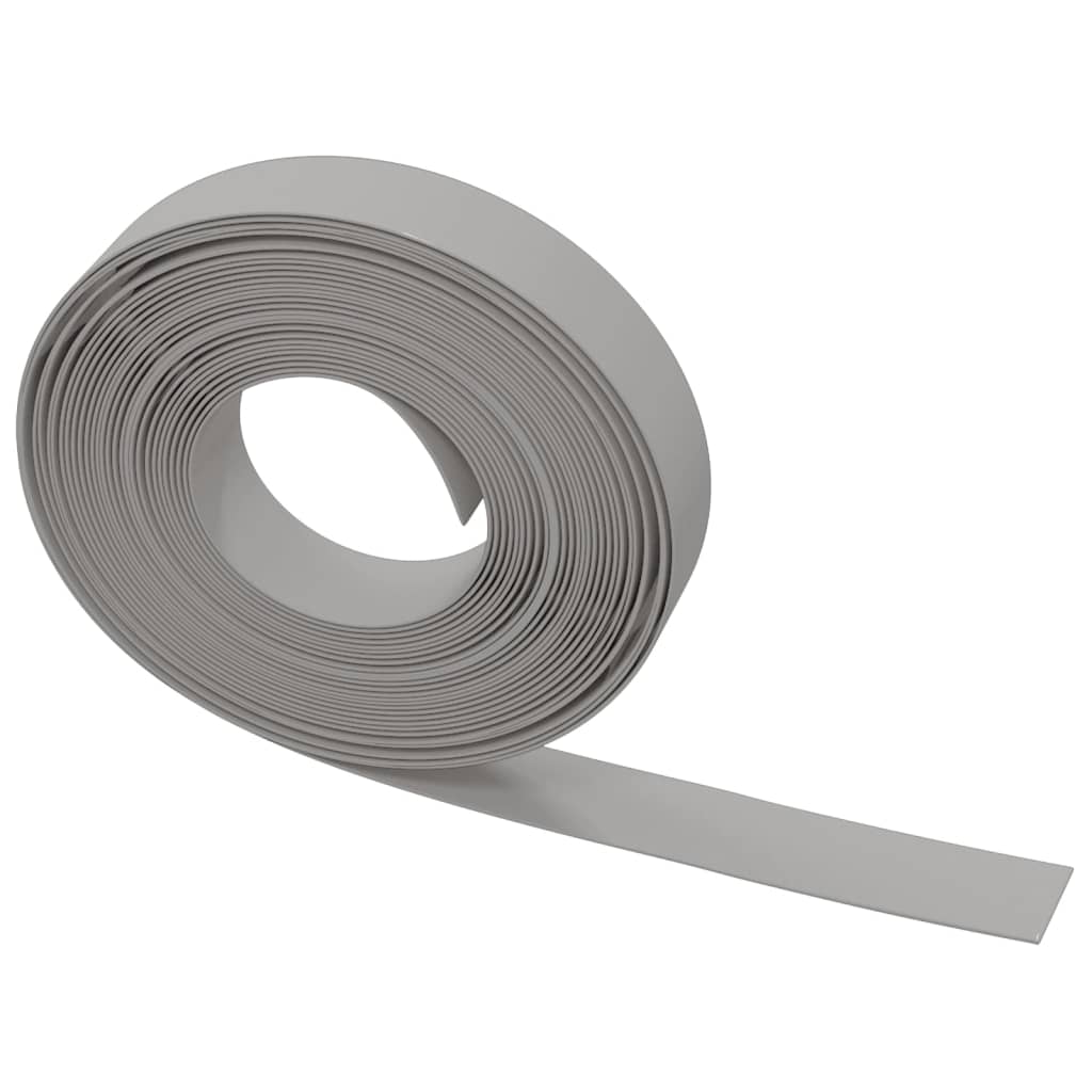 Vrtne ivice 4 kom sive 10 m 10 cm od polietilena