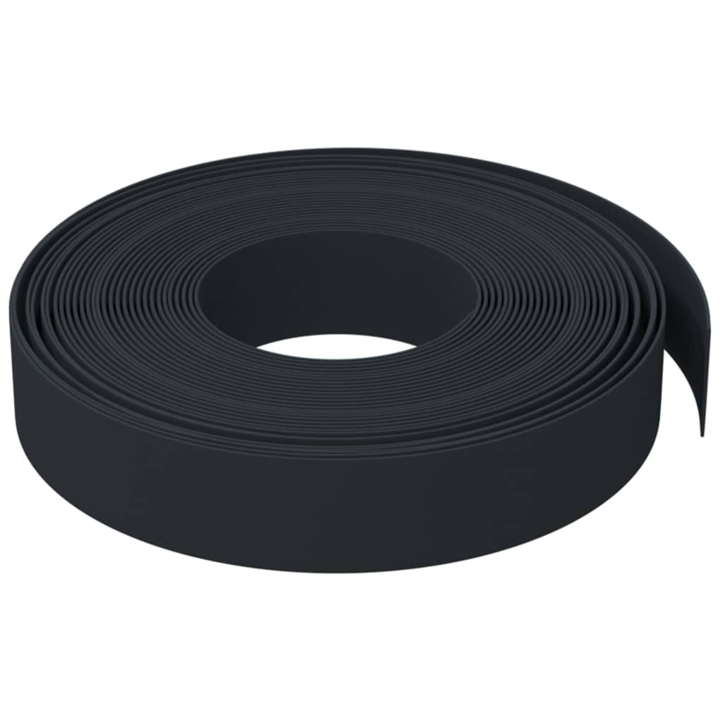 Vrtne ivice 4 kom crne 10 m 10 cm od polietilena