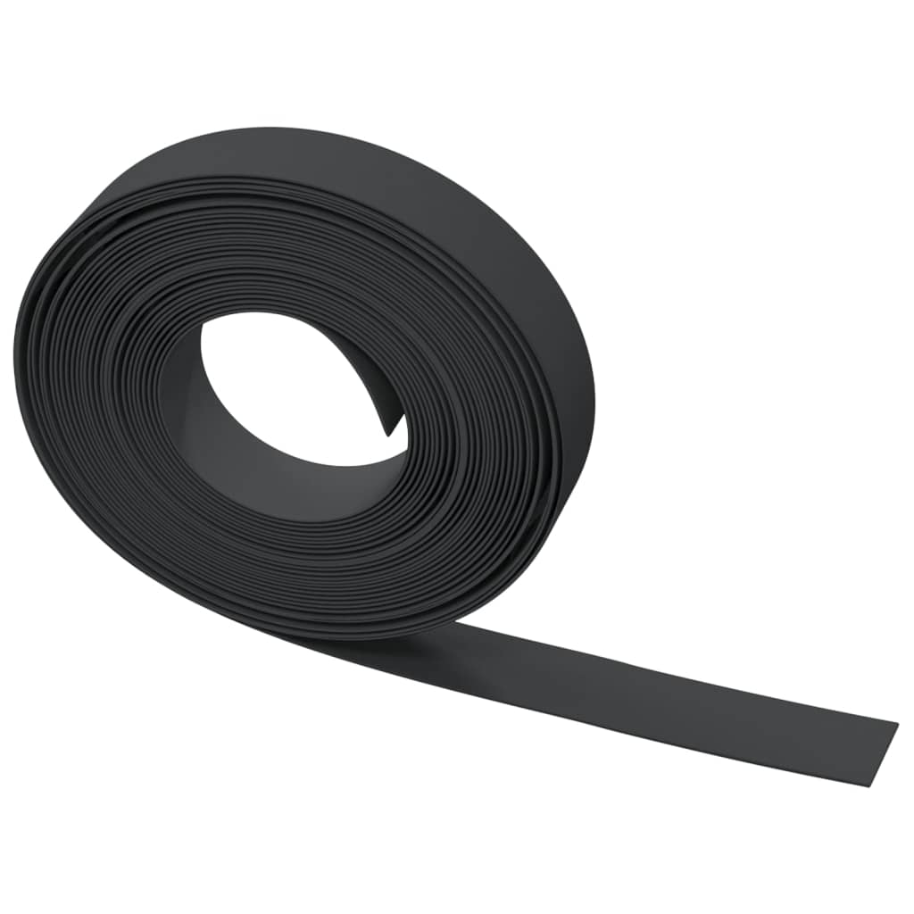 Vrtne ivice 4 kom crne 10 m 10 cm od polietilena