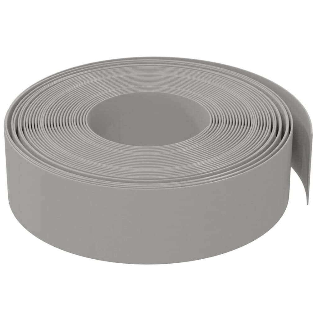 Vrtne ivice 3 kom sive 10 m 15 cm od polietilena