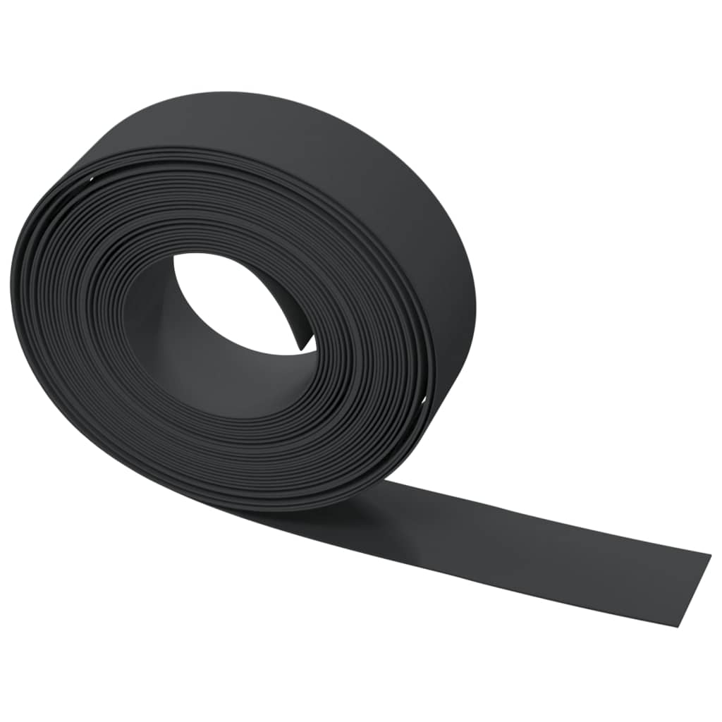 Vrtne ivice 2 kom crne 10 m 15 cm od polietilena
