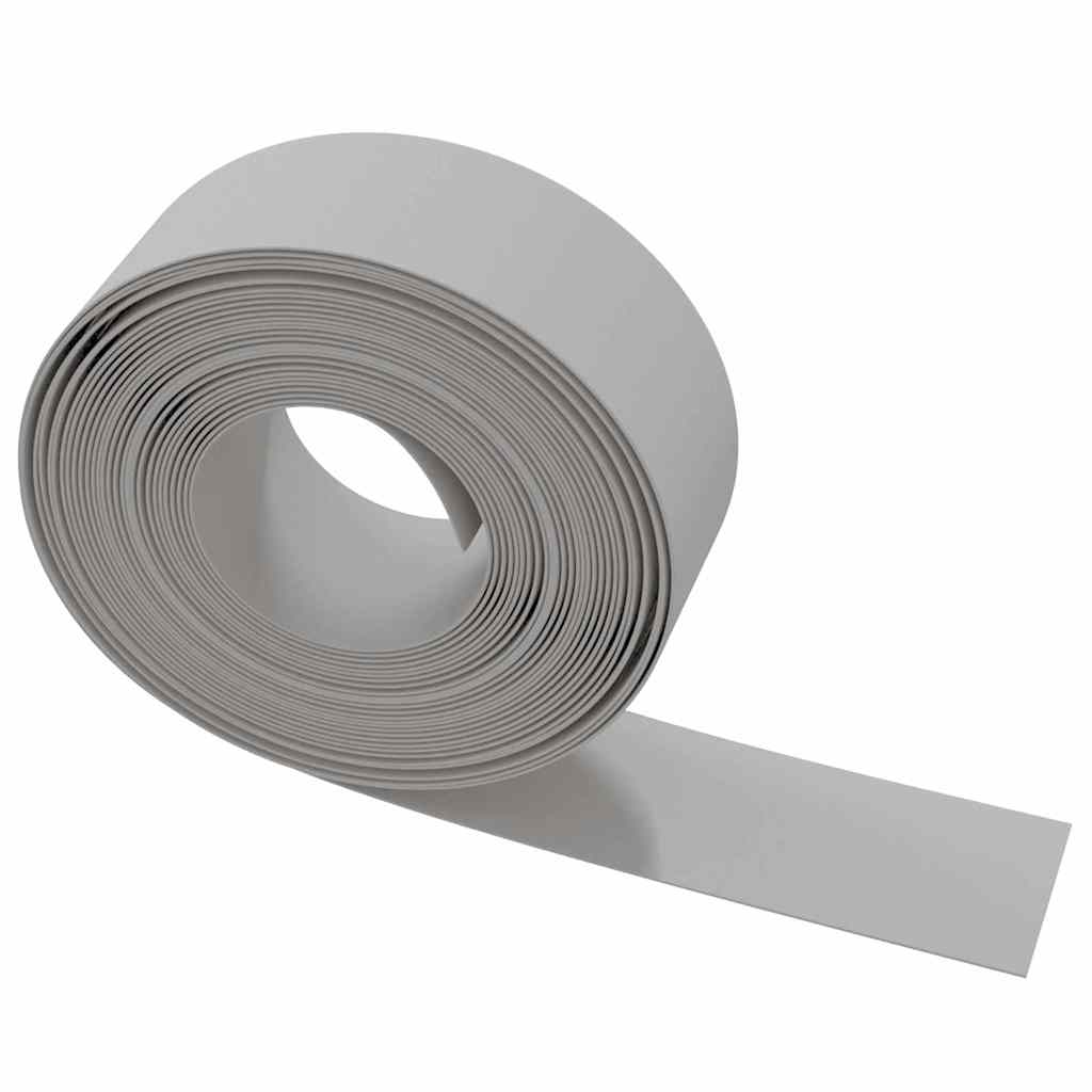 Vrtne ivice 4 kom sive 10 m 20 cm od polietilena