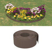 Vrtne ivice 2 kom smeđe 10 m 20 cm od polietilena