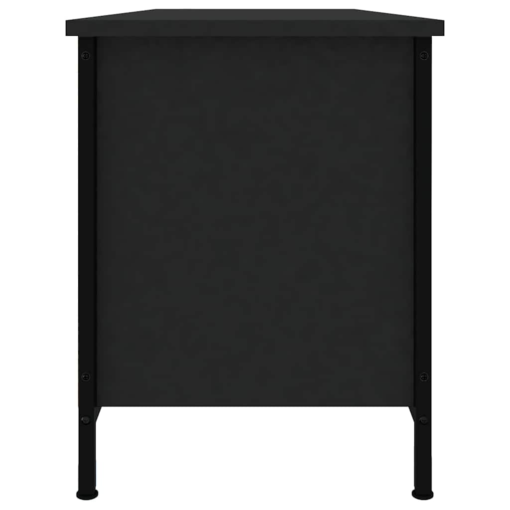 TV ormarić crni 102 x 35 x 45 cm od konstruiranog drva